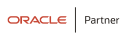 Logotipo en PNG de Oracle y H3 como partners