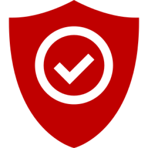 Icono color rojo que hacer referencia a la honestidad.