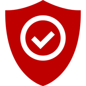 Icono color rojo que hacer referencia a la honestidad.